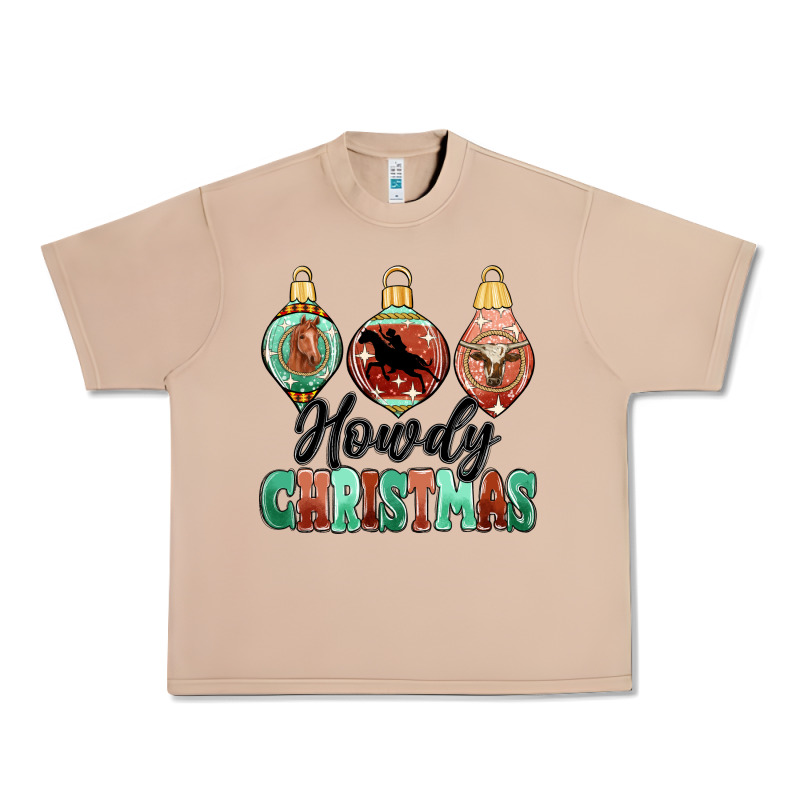 Howdy Christmas Urban Heavy Tee by MaliasSmallBusiness | Teevron