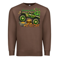 Chestnut shamrock crusher st. patrick's day Premium Sweatshirt - HowdyJamesFarm