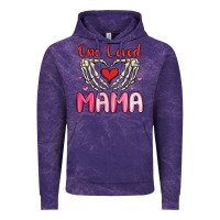 Cloud Purple one loved mama Vintage Hoodie - MaliasSmallBusiness
