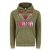 Vintage Olive one loved mama Vintage Hoodie - MaliasSmallBusiness