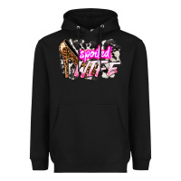 Black Spoiled wife Mother's Day Heavyweight Hoodie - HowdyJamesFarm