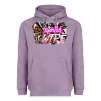 Lavender Spoiled wife Mother's Day Heavyweight Hoodie - HowdyJamesFarm