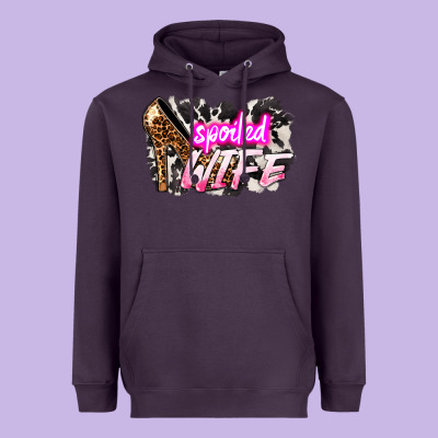 Spoiled Wife Mother's Day Heavyweight Hoodie Designed By Howdyjamesfarm