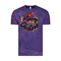 Cloud Purple merry christmas Vintage Tee - MaliasSmallBusiness