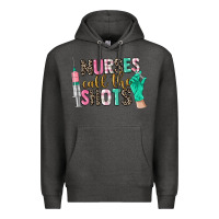 Charcoal Heather nurses call the shots Premium Hoodie - CowGirlArtShop