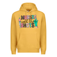 Mustard nurses call the shots Premium Hoodie - CowGirlArtShop