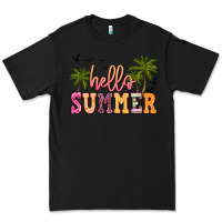 Black hello summer Premium Tee - JahusDesignShop