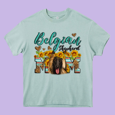 Belgian Shepherd Mom Heavy Core Tee Designed By Artiststas