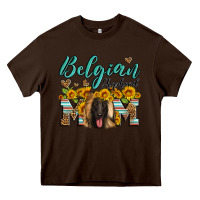 Chocolate Brown belgian shepherd mom Heavy Core Tee - Artiststas
