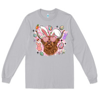 Moon Dust highland heifer easter Long Sleeve Tee - LillyAllenDesigns