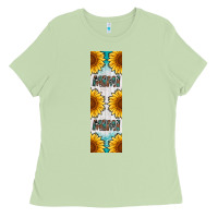 Matcha mimi sunflower leopard  pen wrap Ladies Tee - Artiststas