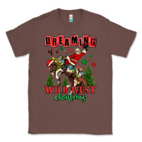 Chestnut dreaming of a wild west christmas cowboy santa Classic Tee - MaliasSmallBusiness