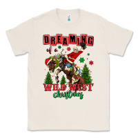 Natural dreaming of a wild west christmas cowboy santa Classic Tee - MaliasSmallBusiness
