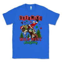 True Royal dreaming of a wild west christmas cowboy santa Classic Tee - MaliasSmallBusiness