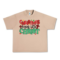 Burro christmas begins with christ Urban Heavy Tee - MaliasSmallBusiness