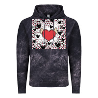 Cloud Black valentine's day hearts Vintage Hoodie - MaliasSmallBusiness