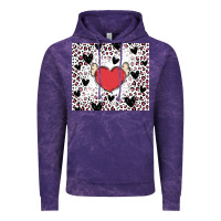 Cloud Purple valentine's day hearts Vintage Hoodie - MaliasSmallBusiness