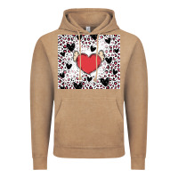 Vintage Coffee valentine's day hearts Vintage Hoodie - MaliasSmallBusiness