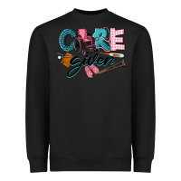 Black Caregiver Heavyweight Sweatshirt - LillyAllenDesigns