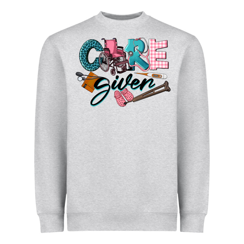 Caregiver Heavyweight Sweatshirt by LillyAllenDesigns | Teevron