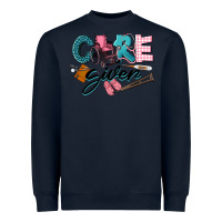 Navy Caregiver Heavyweight Sweatshirt - LillyAllenDesigns