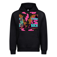 Black freedom rocks seamless pattern Urban Hoodie - BundleAndBundleShop