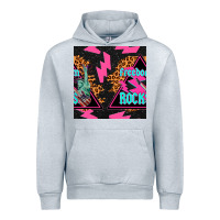 Heather Grey freedom rocks seamless pattern Urban Hoodie - BundleAndBundleShop