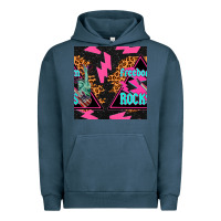 Pigment Midnight Navy freedom rocks seamless pattern Urban Hoodie - BundleAndBundleShop