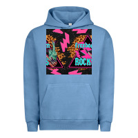 Pigment Pebble Blue freedom rocks seamless pattern Urban Hoodie - BundleAndBundleShop