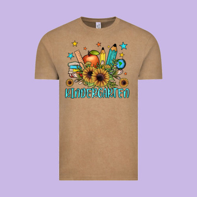 Kindergarten Vintage Tee Designed By Jahusdesignshop