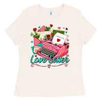 Bone love letter with typewriter Ladies Tee - AdoDesignShop