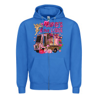 True Royal Cupid's love lodge with truck Valentine's Day Zipper Hoodie - HowdyJamesFarm
