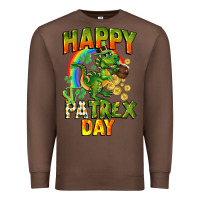 Chestnut Happy St. Patrex Day Premium Sweatshirt - CowGirlArtShop