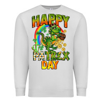Dove Grey Happy St. Patrex Day Premium Sweatshirt - CowGirlArtShop