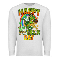 Oatmeal Heather Happy St. Patrex Day Premium Sweatshirt - CowGirlArtShop