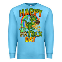 Ocean Blue Happy St. Patrex Day Premium Sweatshirt - CowGirlArtShop