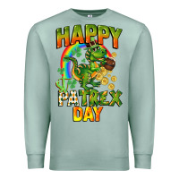 Seafoam Happy St. Patrex Day Premium Sweatshirt - CowGirlArtShop