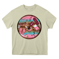 Mossy nurse round earrings Heavy Core Tee - BundleAndBundleShop
