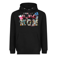 Black Nurse mom Mother's Day Heavyweight Hoodie - HowdyJamesFarm