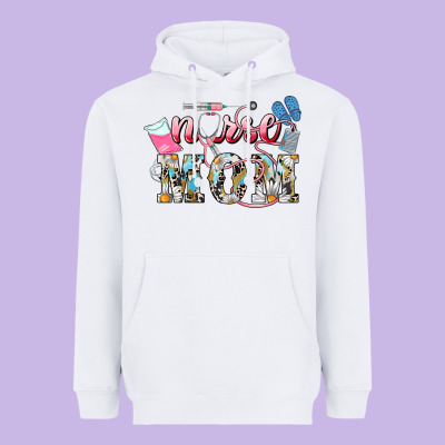 Nurse Mom Mother's Day Heavyweight Hoodie Designed By Howdyjamesfarm