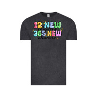 Vintage Black 12 new chapter 365 new chances Vintage Tee - MaliasSmallBusiness