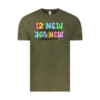Vintage Olive 12 new chapter 365 new chances Vintage Tee - MaliasSmallBusiness