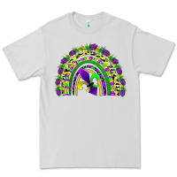 Dove Grey mardi gras rainbow Premium Tee - AdoDesignShop