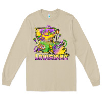 Mushroom louisiana mardi gras state map Long Sleeve Tee - LillyAllenDesigns