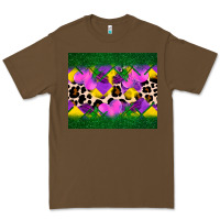 Cacao mardi gras Leopard and heart Premium Tee - AdoDesignShop