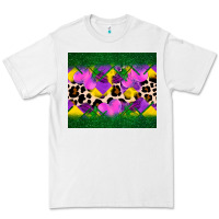White mardi gras Leopard and heart Premium Tee - AdoDesignShop