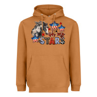 Meerkat Oh my stars horse 4th of july Heavyweight Hoodie - CowGirlArtShop
