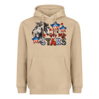 Mushroom Oh my stars horse 4th of july Heavyweight Hoodie - CowGirlArtShop