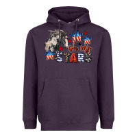 Plum Oh my stars horse 4th of july Heavyweight Hoodie - CowGirlArtShop