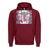 Burgundy lpn Zipper Hoodie - TumblerDesignByShophia